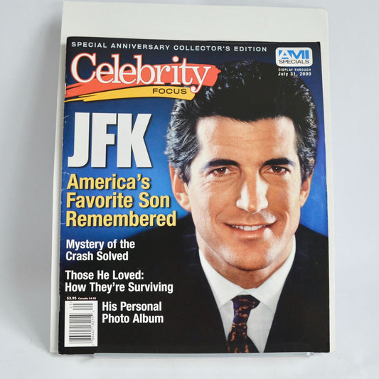 Celebrity Focus Magazine JFK Vintage 2000