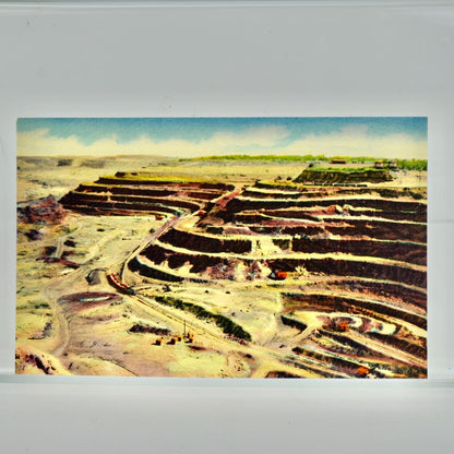 Hull Rust Mahoning Iron Mine Hibbing Minnesota Postcard Vintage Unused