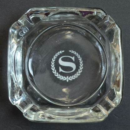 Sheraton Hotel Clear Glass Ashtray