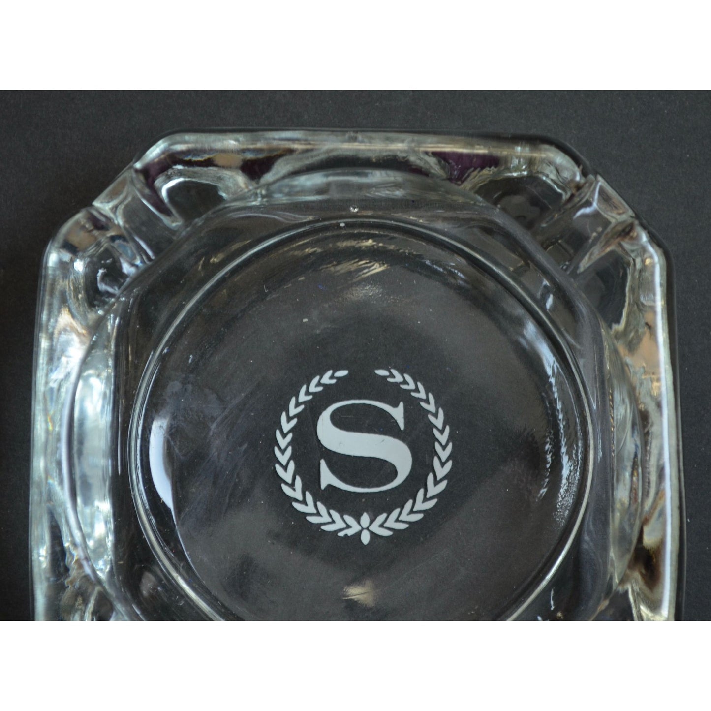 Sheraton Hotel Clear Glass Ashtray