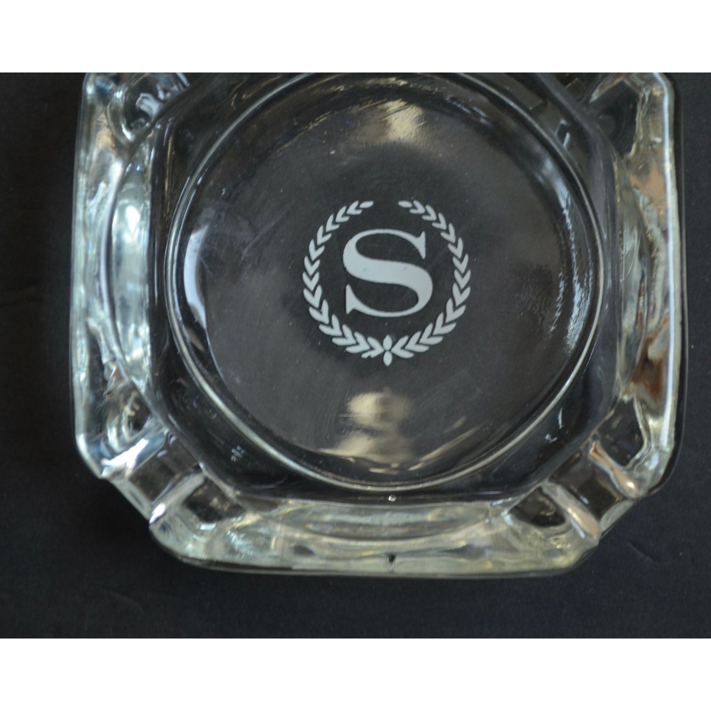 Sheraton Hotel Clear Glass Ashtray