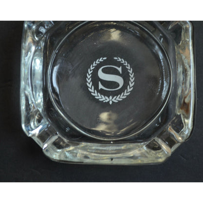 Sheraton Hotel Clear Glass Ashtray