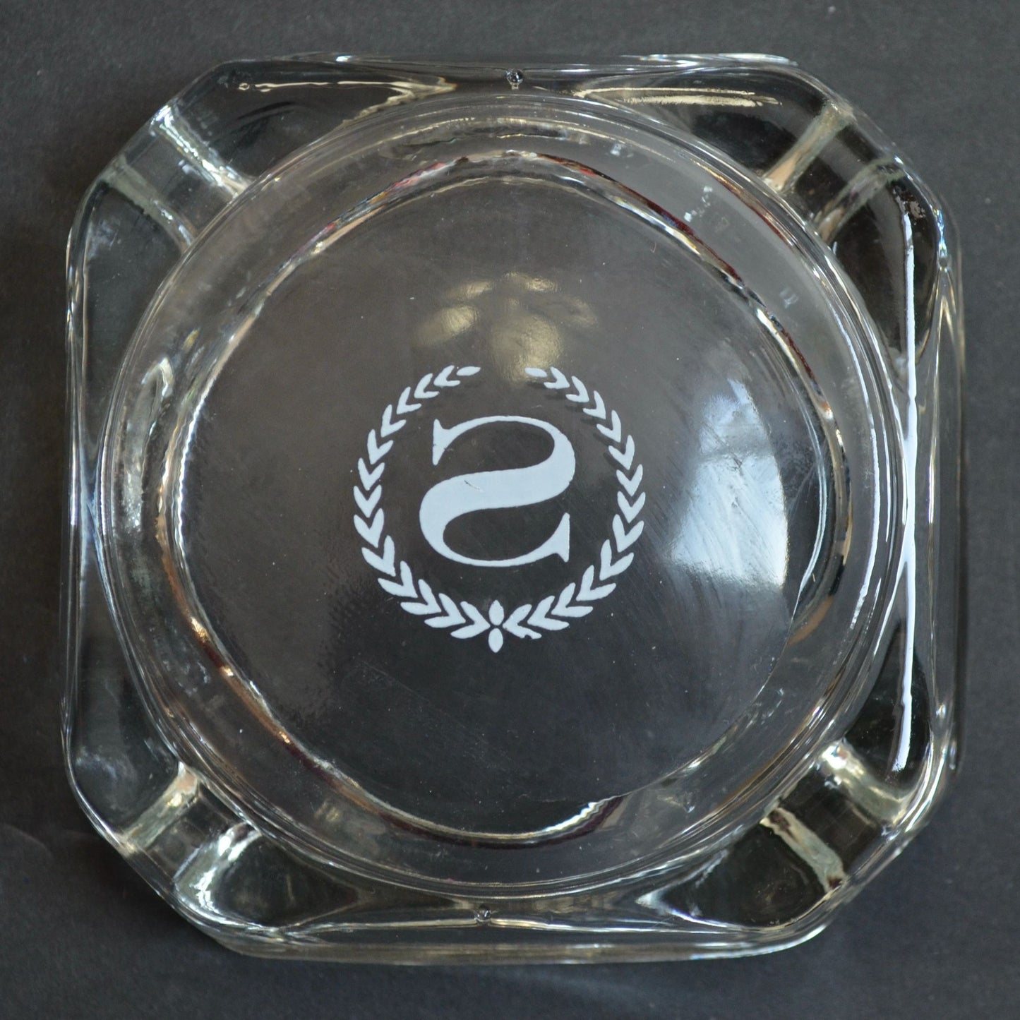 Sheraton Hotel Clear Glass Ashtray