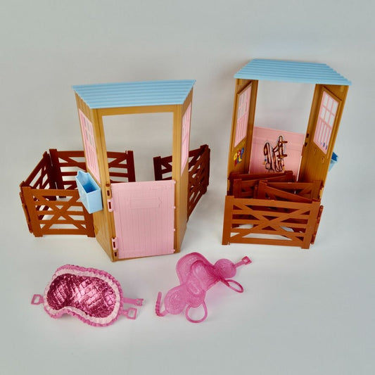 Mattel Barbie Dream Stable Lot of 2 Plus 2 Saddles