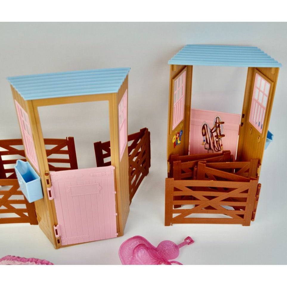 Mattel Barbie Dream Stable Lot of 2 Plus 2 Saddles