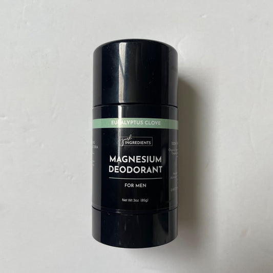 Just Ingredients Eucalyptus Cove Magnesium Deodorant for Men