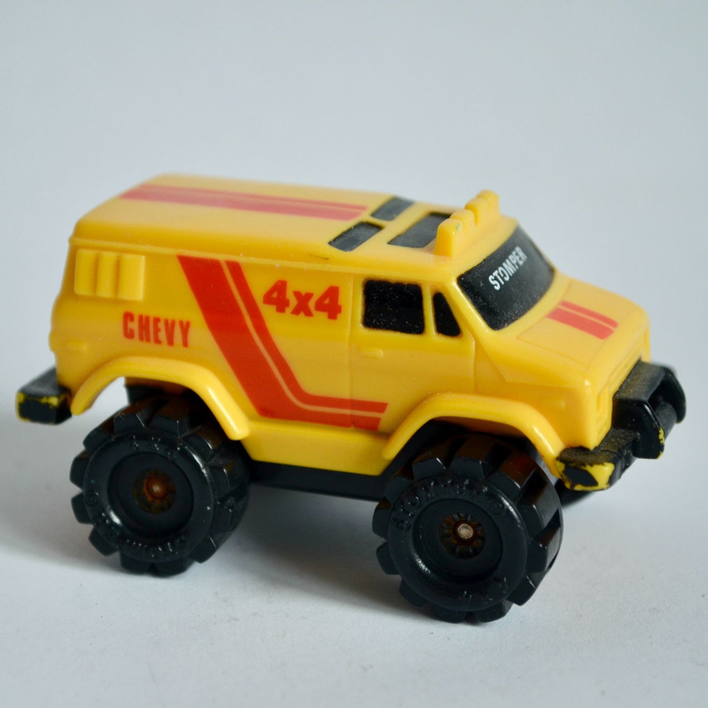 Vintage Schaper Stomper Chevy Van Yellow 4x4 McDonald's Happy Meal Toy CLEAN!