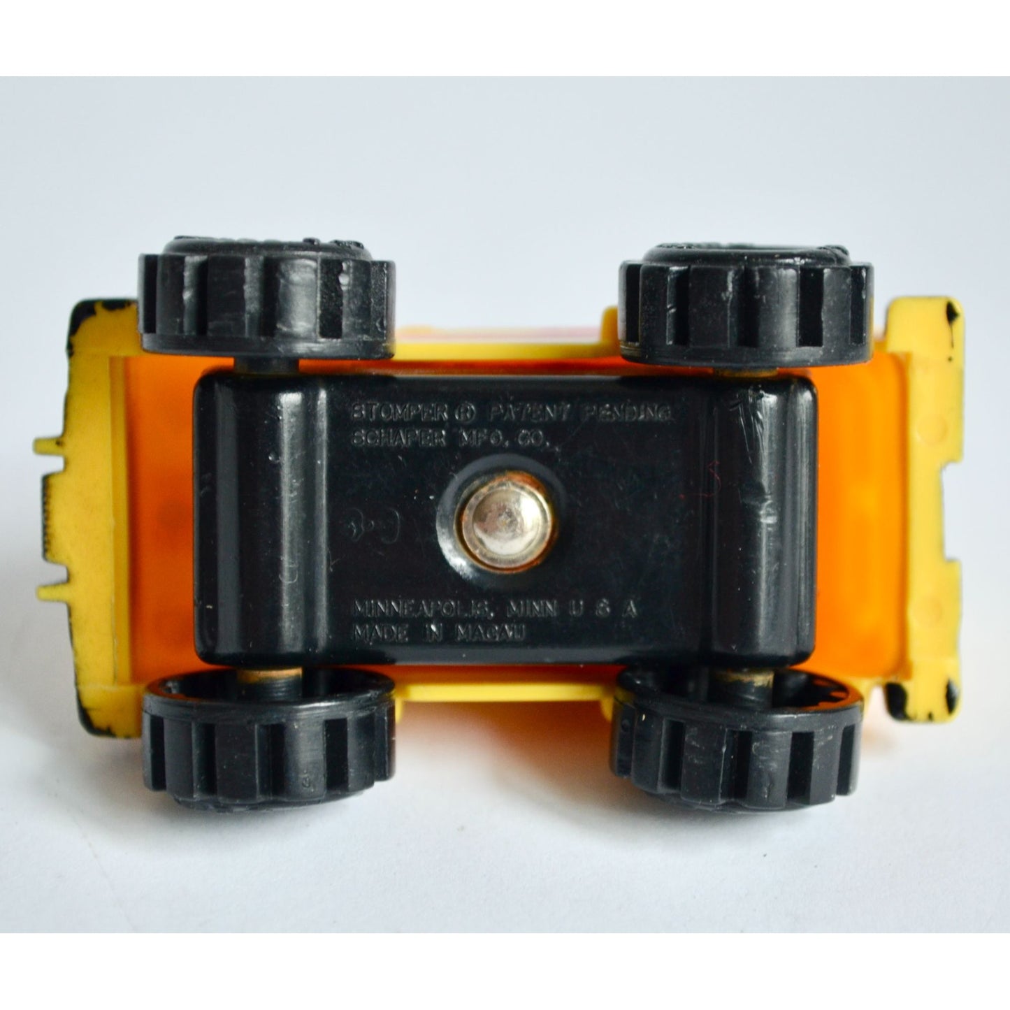 Vintage Schaper Stomper Chevy Van Yellow 4x4 McDonald's Happy Meal Toy CLEAN!