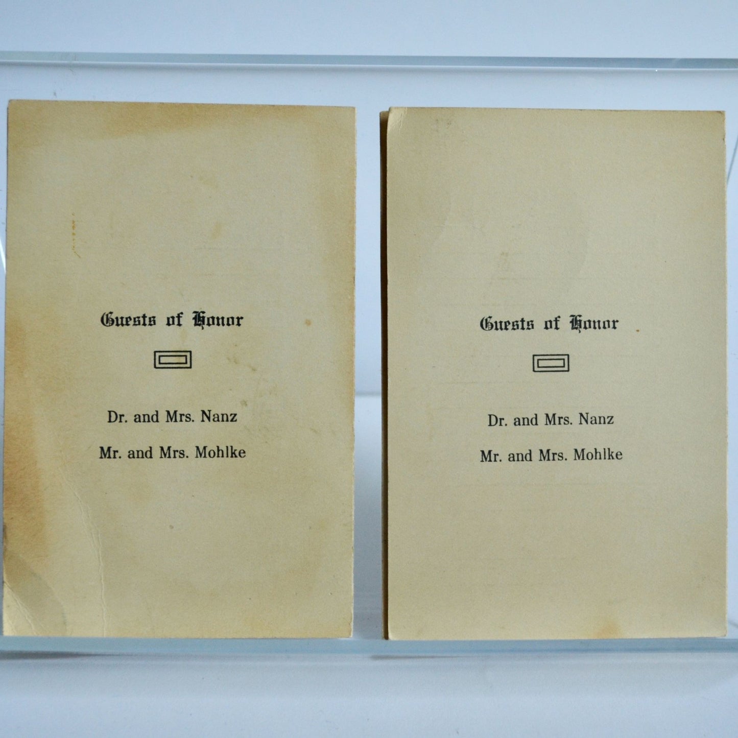 Vintage 1928 Dance Cards Lot of 2 Matching