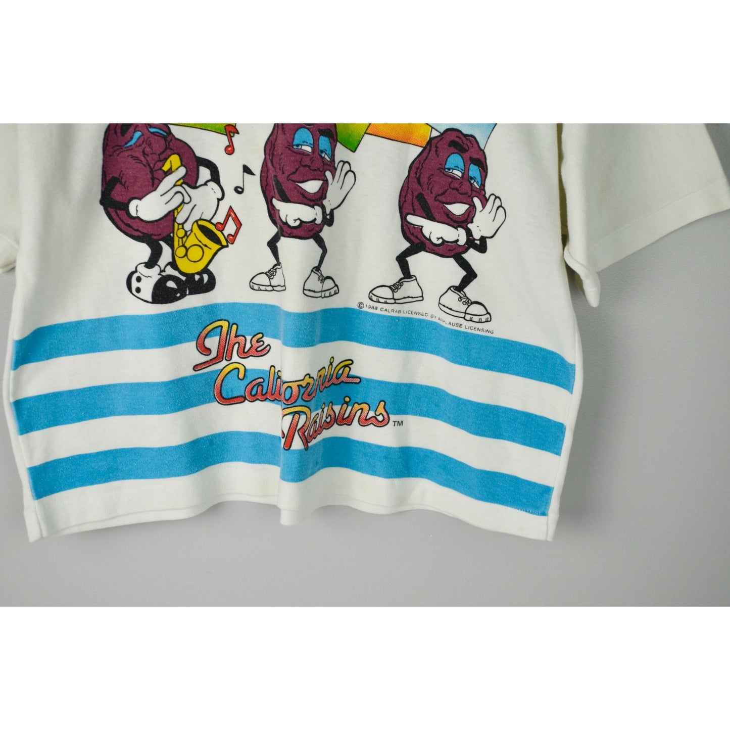 1988 California Raisins Vintage Shirt Junior's ? B J Frog