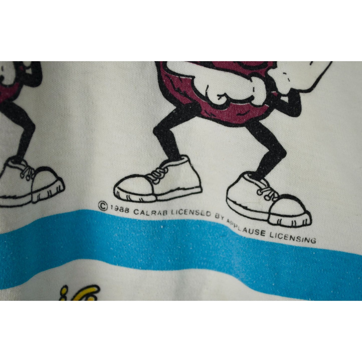 1988 California Raisins Vintage Shirt Junior's ? B J Frog