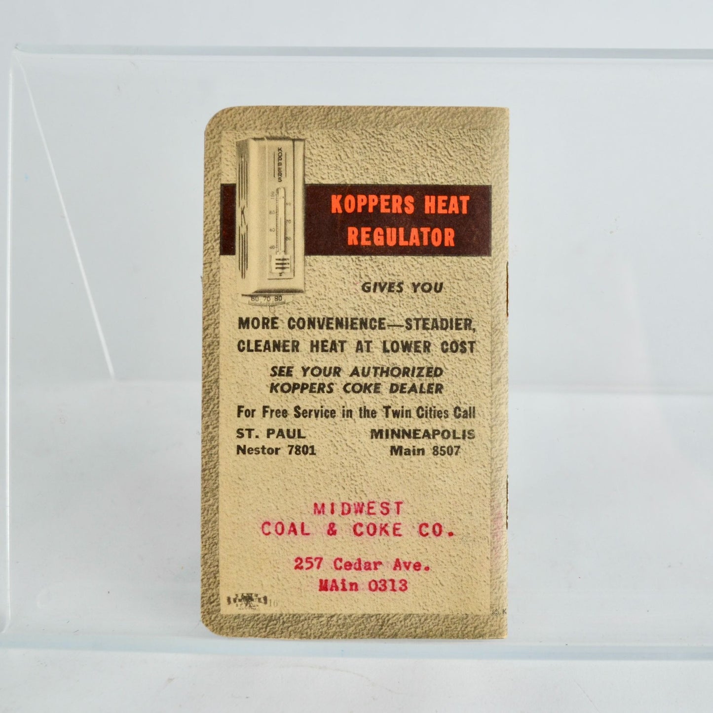 Koppers Coke Vintage Notepad Booklet Advertising Midwest Coal Coke