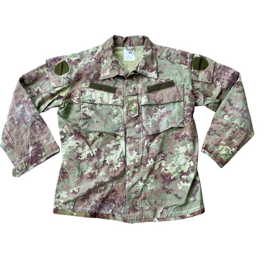 Italian Vegetato Army Uniform Shirt Jacket Camouflage