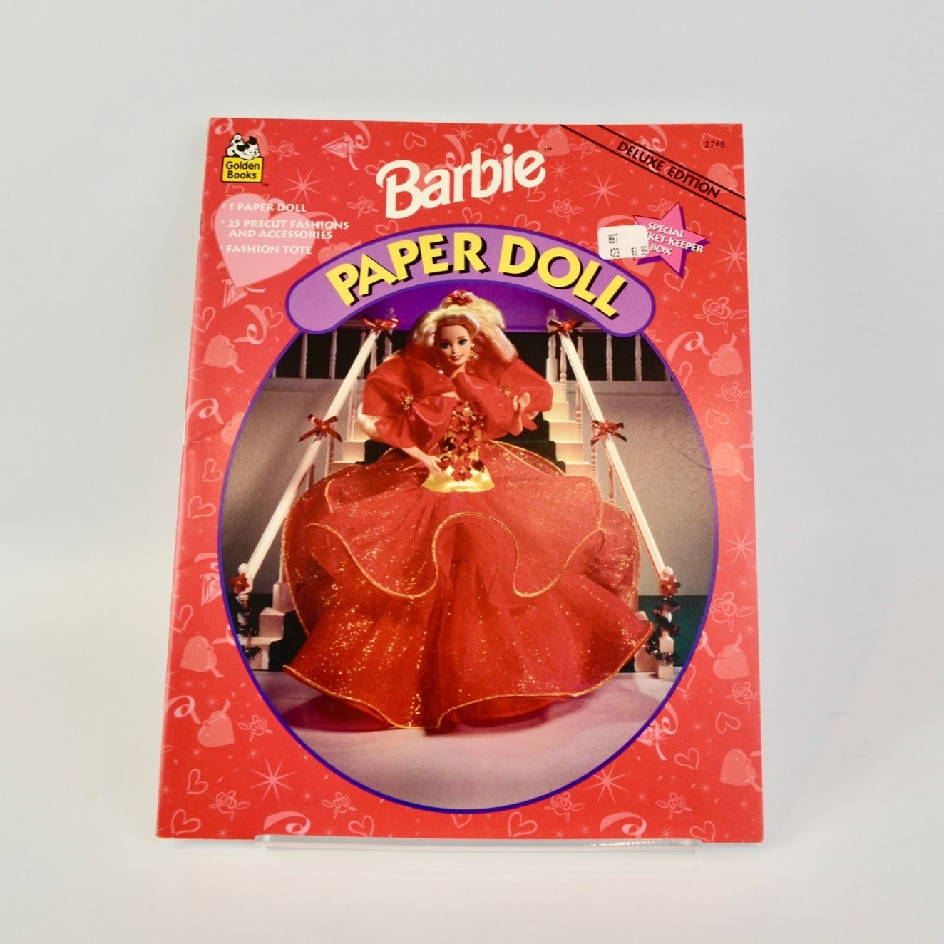 Golden Barbie Paper Doll 2748 1994 Uncut