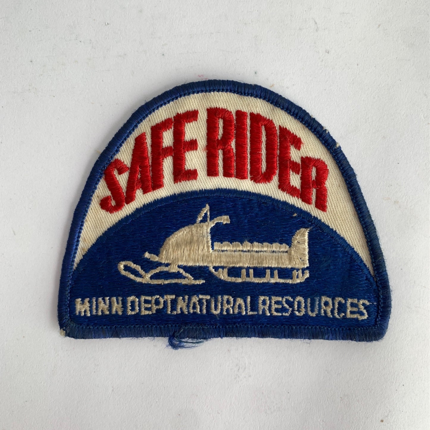 Vintage Safe Rider Minn MN Department Natural Resources DNR Patch