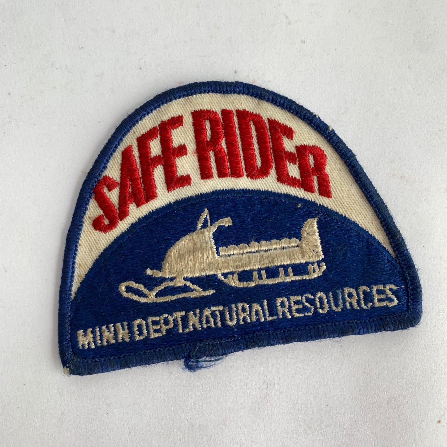 Vintage Safe Rider Minn MN Department Natural Resources DNR Patch