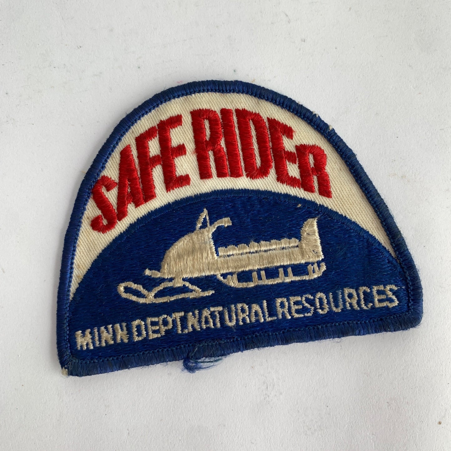 Vintage Safe Rider Minn MN Department Natural Resources DNR Patch