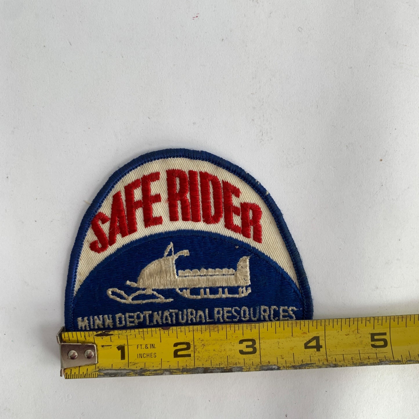 Vintage Safe Rider Minn MN Department Natural Resources DNR Patch