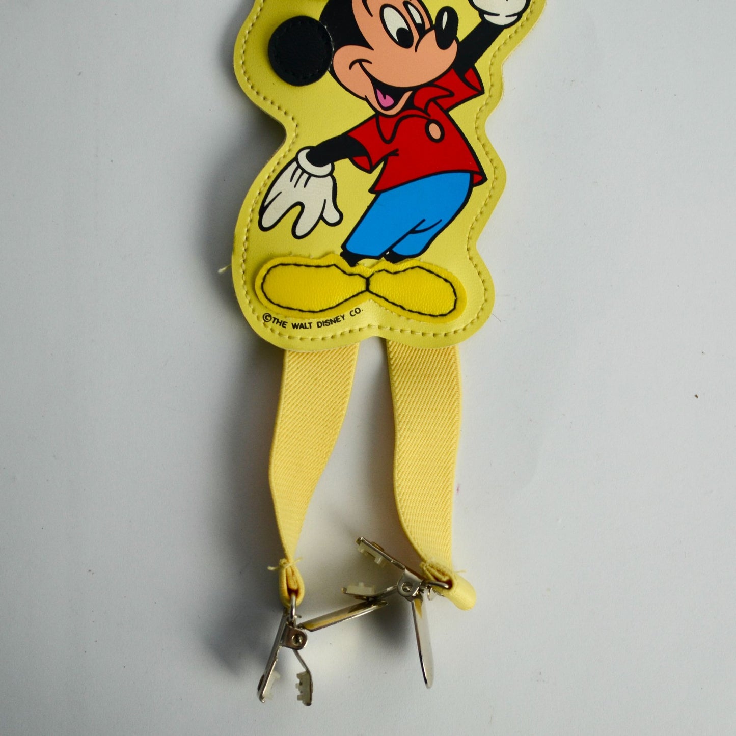 Vintage Mickey Mouse Yellow Children's Suspenders Lee Co.