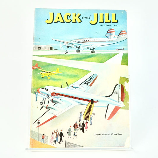 Jack and Jill Magazine October 1950 Airplanes