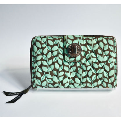 Vera Bradley Shower Vines Euro Wallet Turn Lock