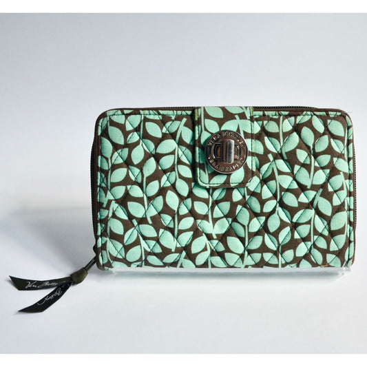 Vera Bradley Shower Vines Euro Wallet Turn Lock