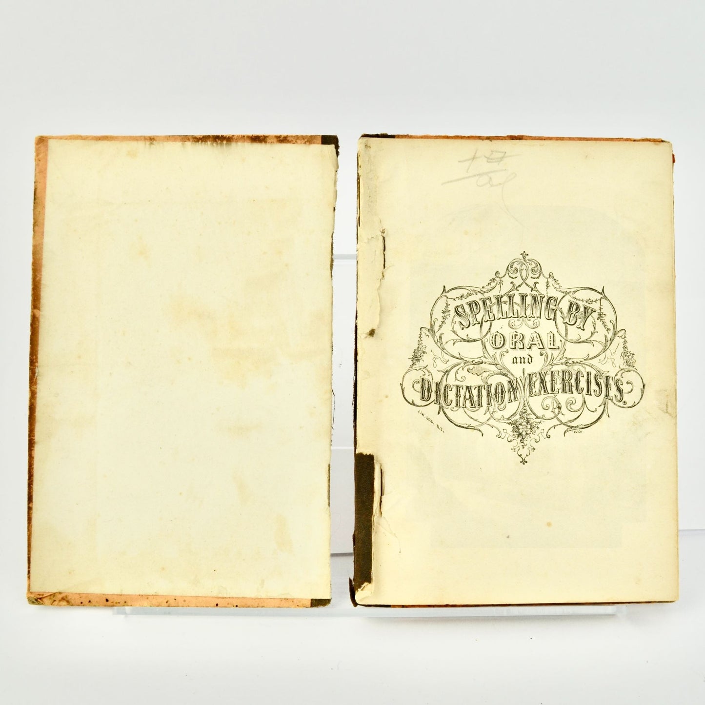 1878 The National Elementary Speller Book AS IS