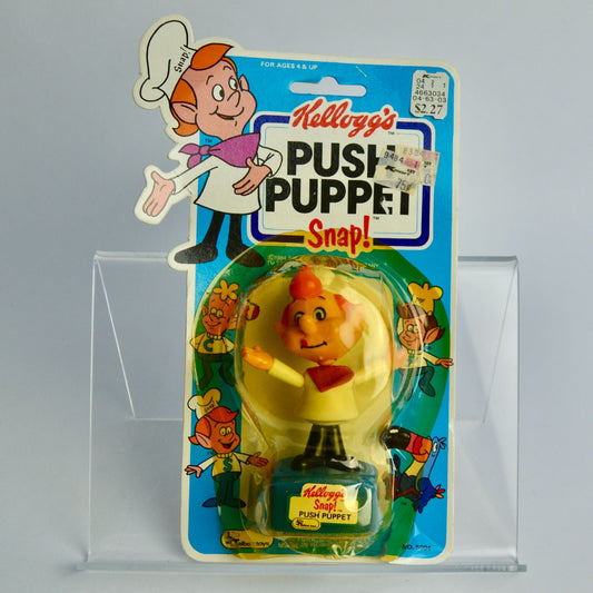 Kellogg's Push Puppet Snap NOS New Vintage