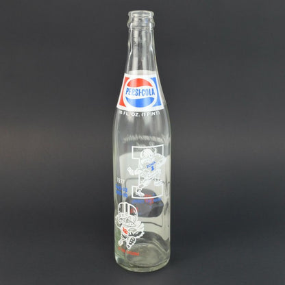 Vintage 1977 Pepsi-Cola Commemorative Bottle Iowa vs Iowa State Football 16 oz
