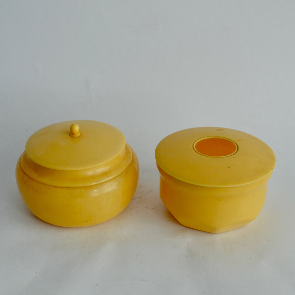 Pyralin Box Ivory Pyralin Dubarry Hair Receiver Jar & Powder Box Set Vintage ...