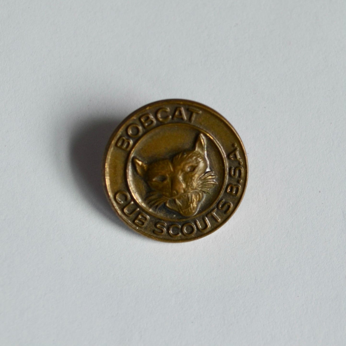Bobcat Cub Scouts Boy Scouts of America Pin Small Vintage