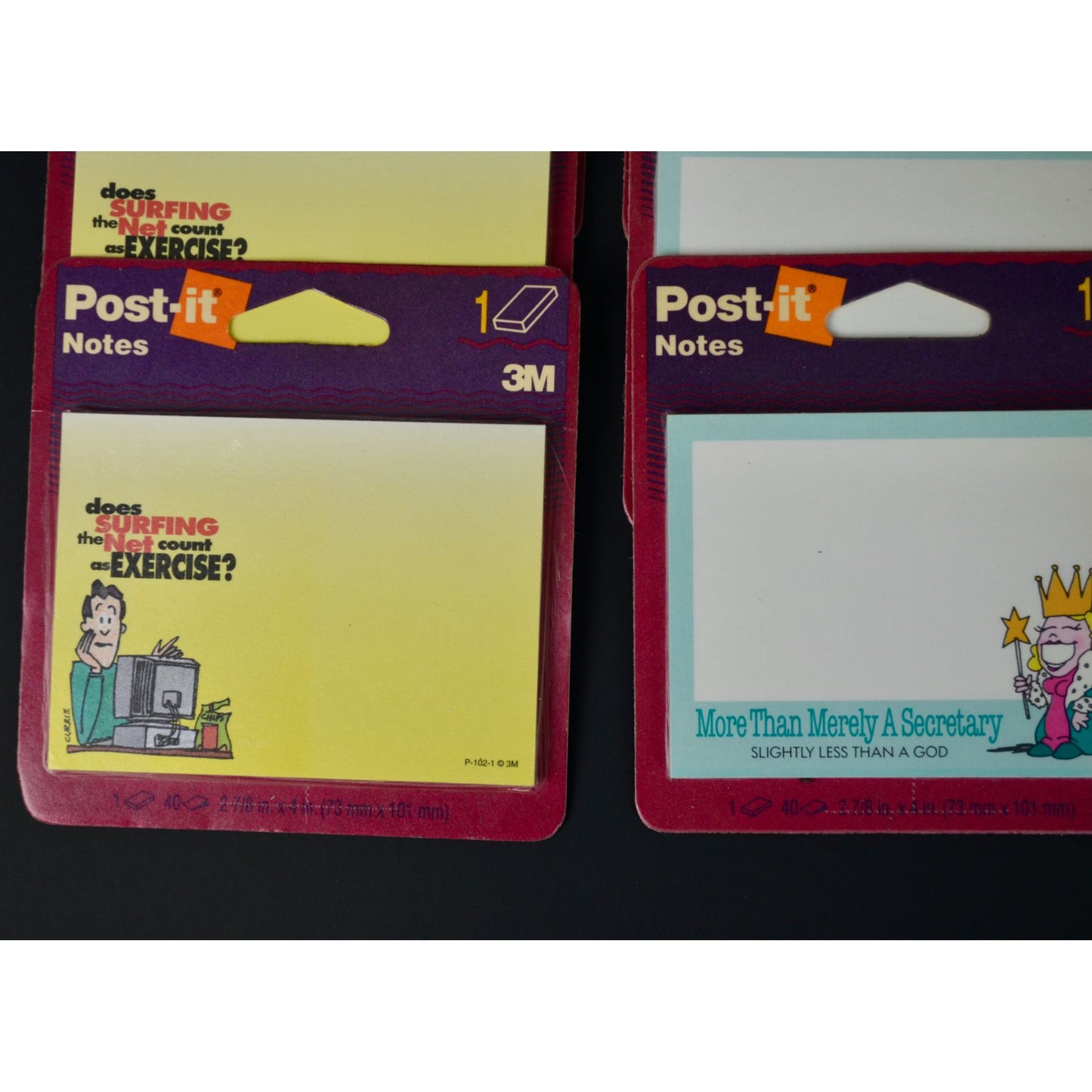 Post-It Notes Vintage 3M New NOS Lot of 8