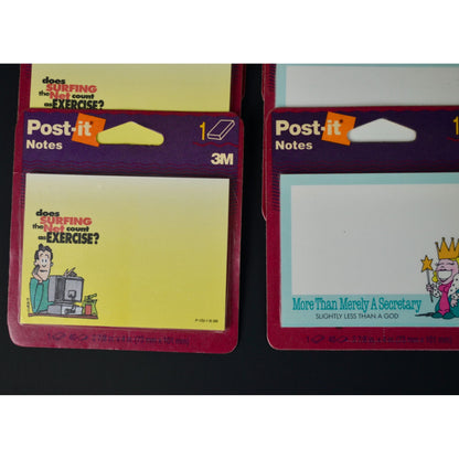 Post-It Notes Vintage 3M New NOS Lot of 8