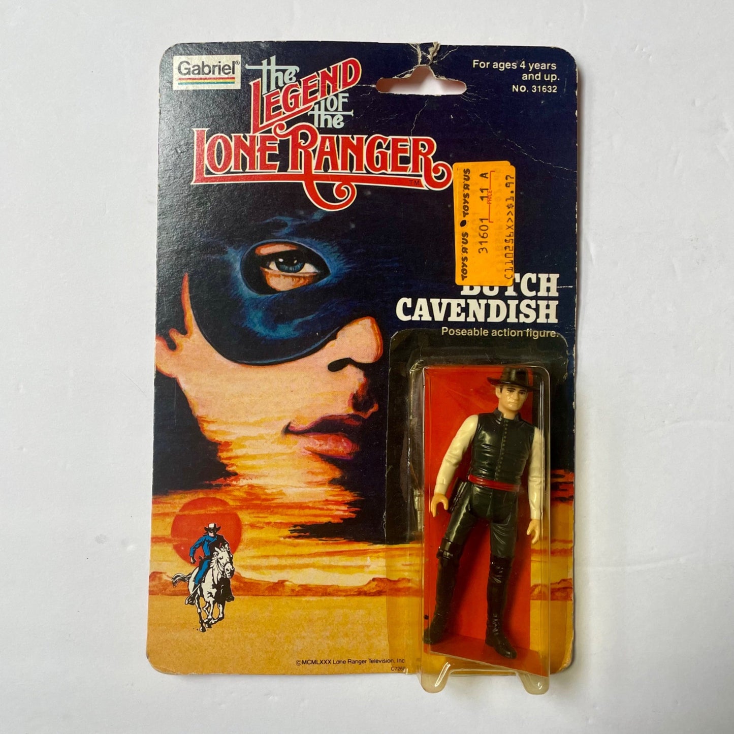 Gabriel The Legend of the Lone Ranger Butch Cavendish Figure NOS