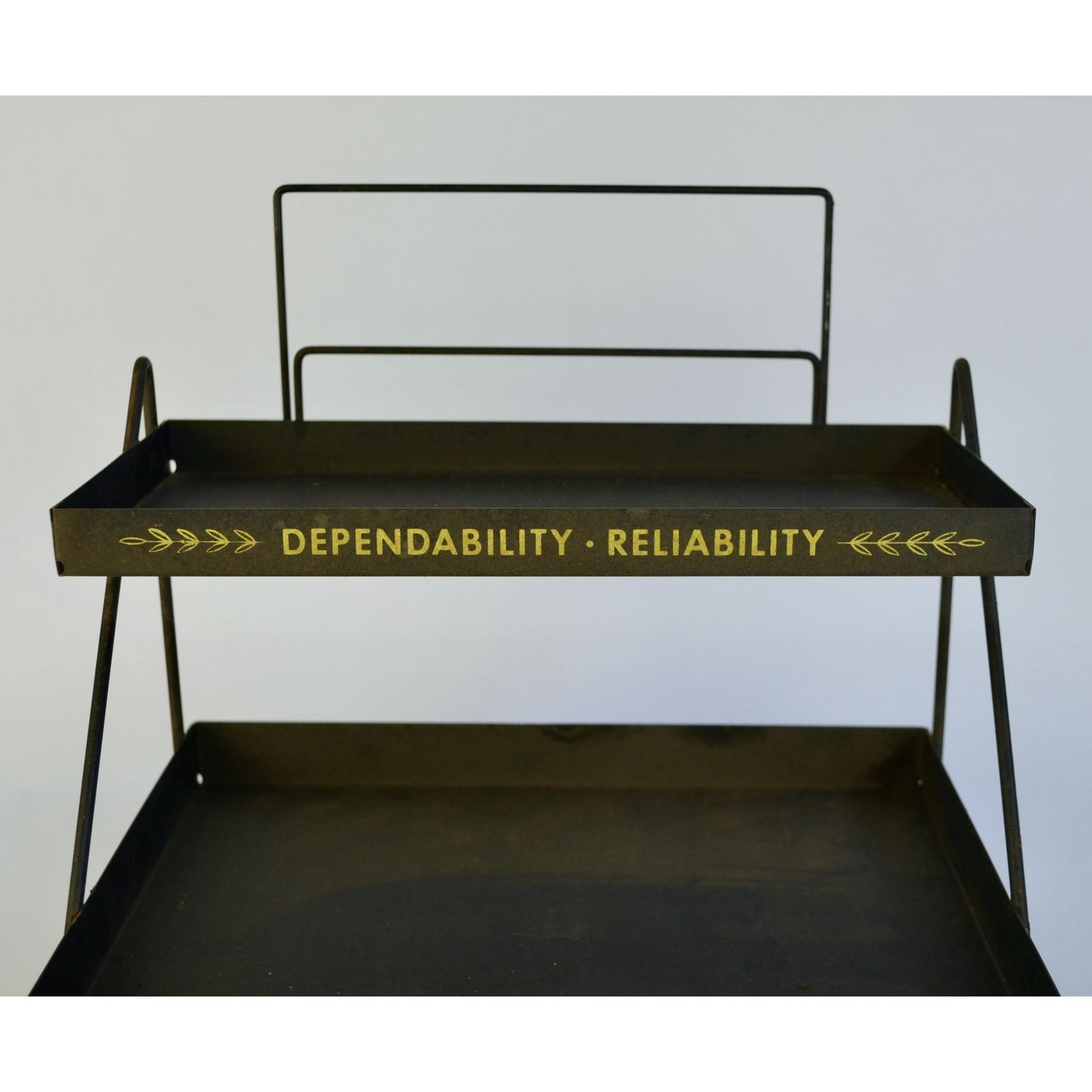 Vintage Philco Radio Tube Store Display Metal 2-Shelf Advertising