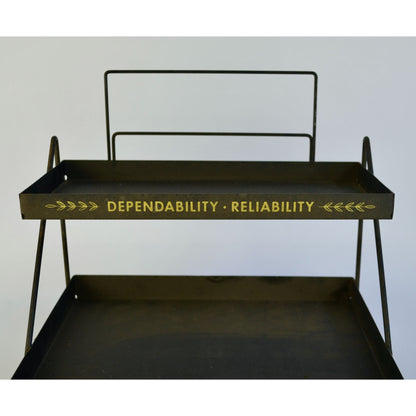 Vintage Philco Radio Tube Store Display Metal 2-Shelf Advertising