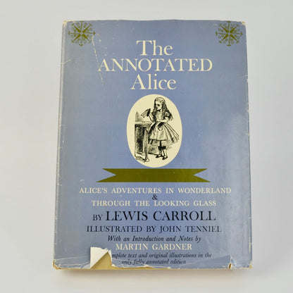 1960 The Annotated Alice Lewis Carroll John Tenniel Vintage Book HC