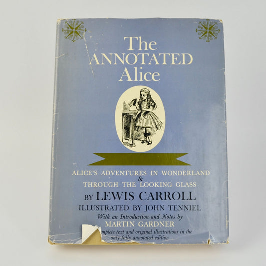 1960 The Annotated Alice Lewis Carroll John Tenniel Vintage Book HC