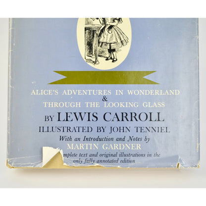 1960 The Annotated Alice Lewis Carroll John Tenniel Vintage Book HC