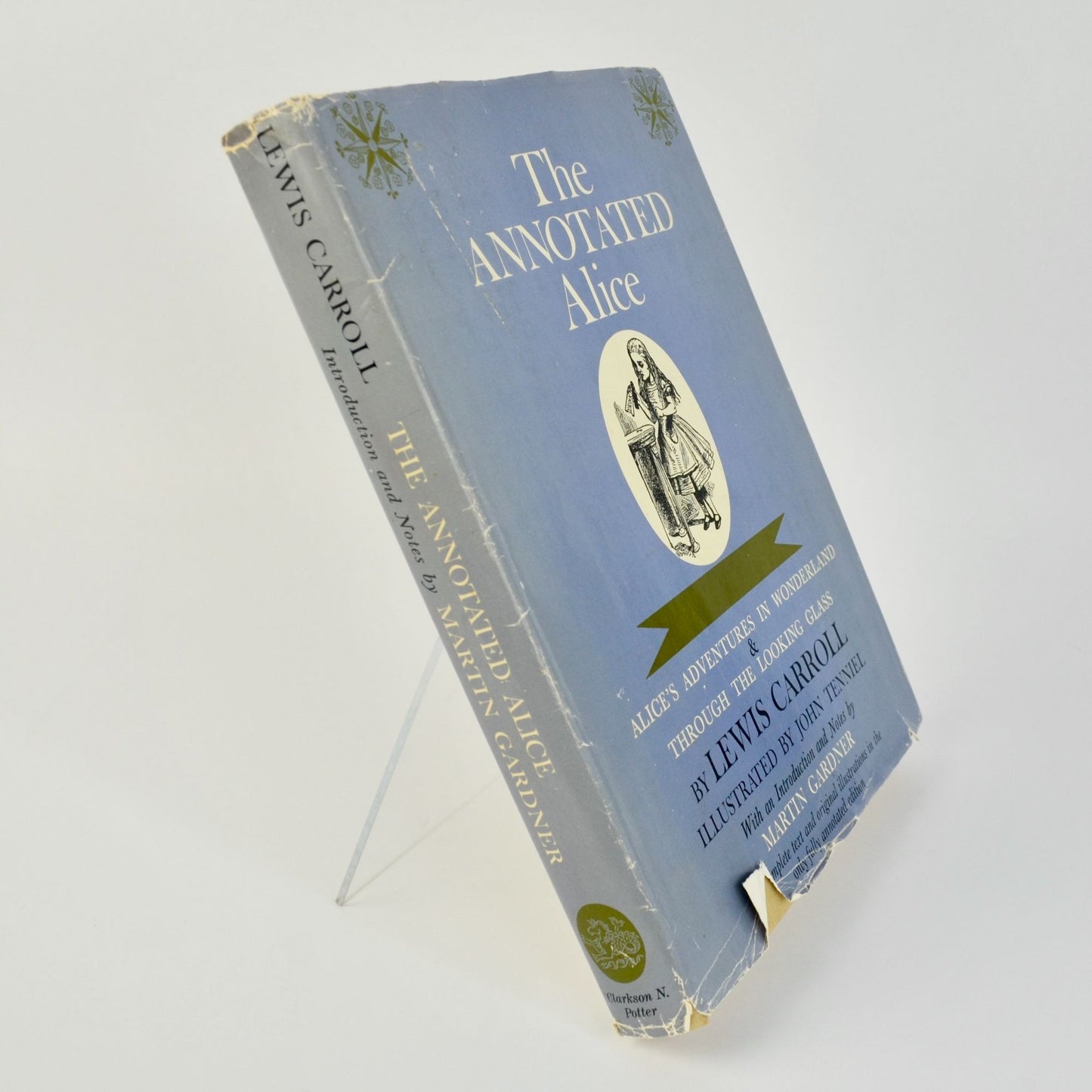 1960 The Annotated Alice Lewis Carroll John Tenniel Vintage Book HC