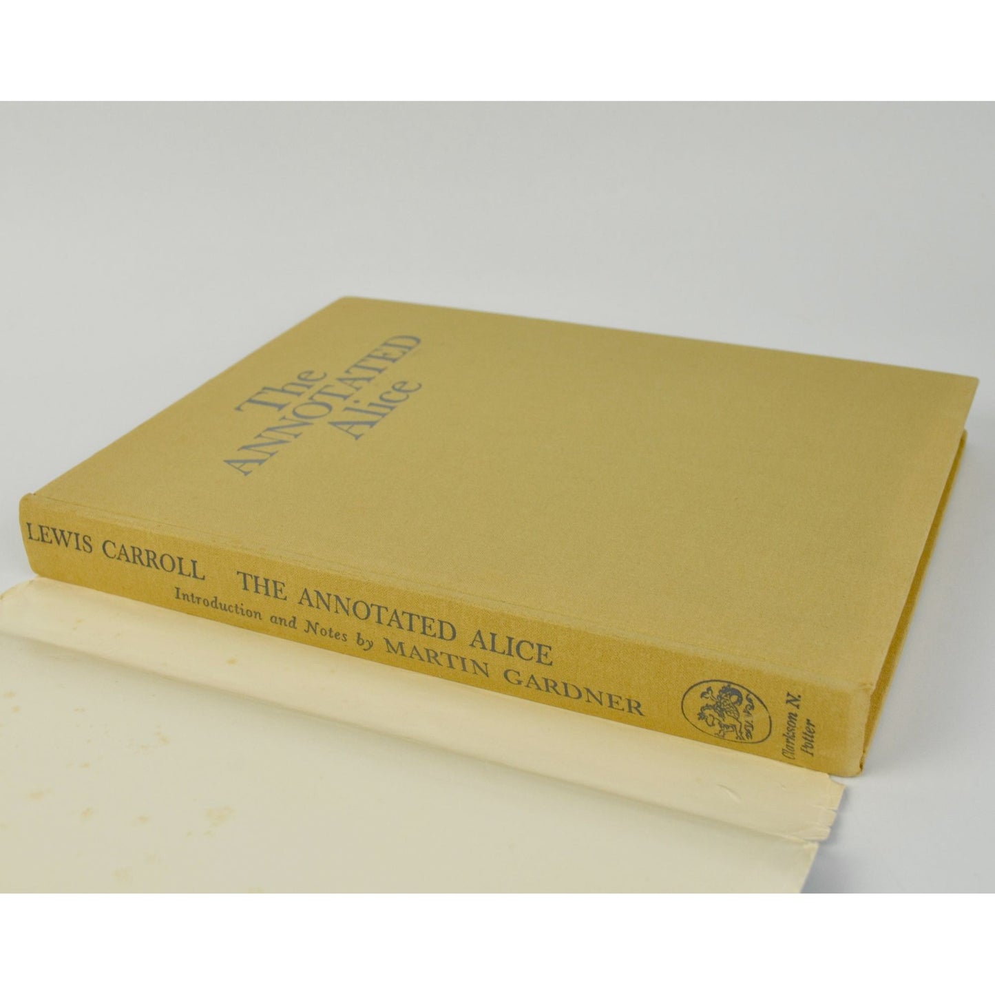 1960 The Annotated Alice Lewis Carroll John Tenniel Vintage Book HC