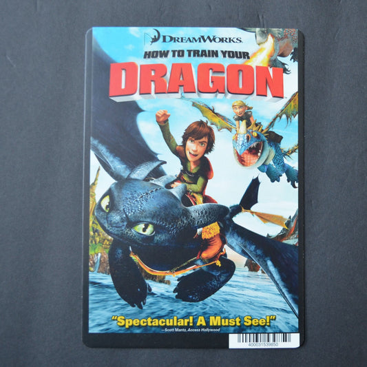 Blockbuster Backer Card How to Train Your Dragon NO DISC