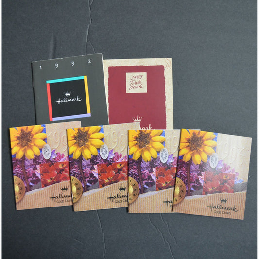 Vintage Hallmark Date Books 1992 1993 1996 Lot of 6