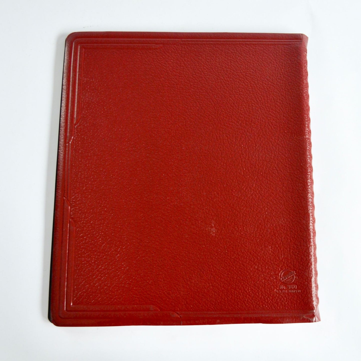 Vintage Amfile No. 960 Spiral Bound Photographs Album Red Faux Leather NOS