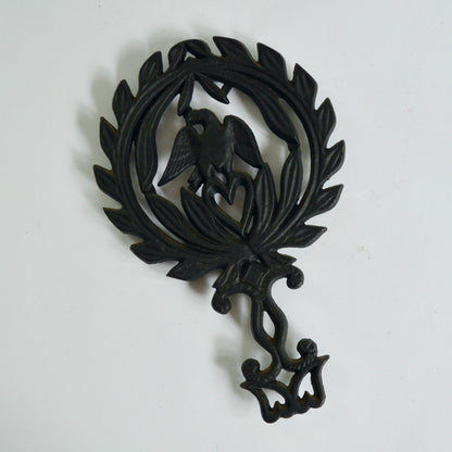 Vintage Eagle Cast Iron Trivet