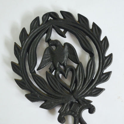 Vintage Eagle Cast Iron Trivet
