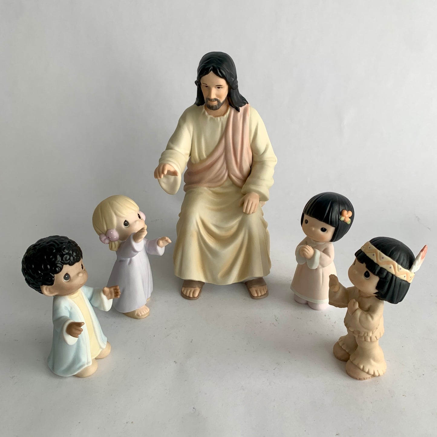 Precious Moments He Shall Lead the Children Into the 21st Century Figurines