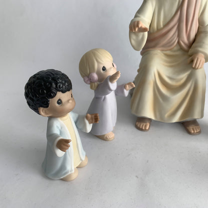 Precious Moments He Shall Lead the Children Into the 21st Century Figurines