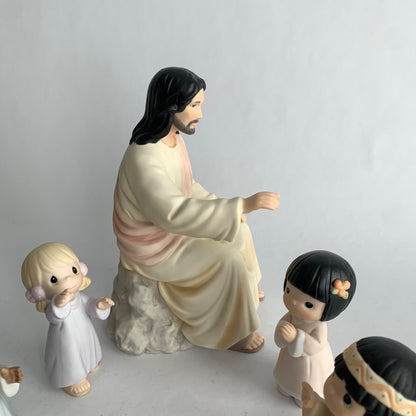 Precious Moments He Shall Lead the Children Into the 21st Century Figurines