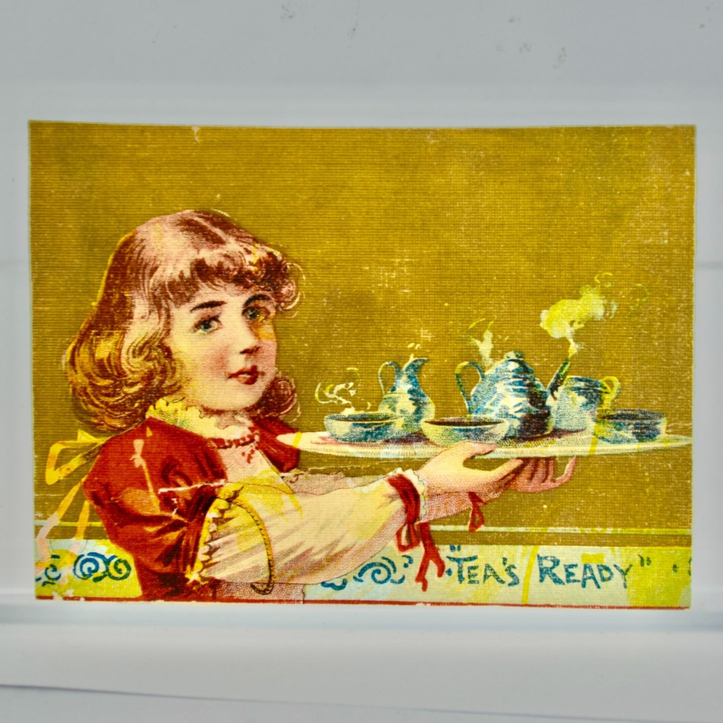 Tea's Ready Victorian Trading Trade Card Rochester MN